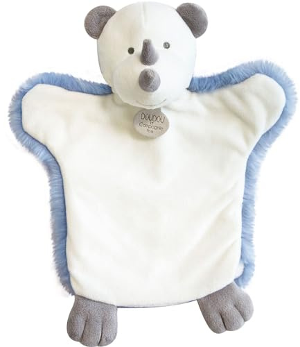 Doudou et Compagnie DC3615 Handpuppe mit Strasssteinen, 25 cm, Blau
