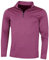 Calvin Klein Mens Harlem 1/4 Zip Pullover - Dark Red - L