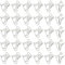 UNICRAFTALE Ca. 30 Stück Tibetische Legierung Anhänger Antike Silber Charms Schlittschuhe Anhänger Edelstahl Schlittschuh Charms Anhänger Für Halskette Schmuck Herstellung 18x16x5mm, Loch 2 mm