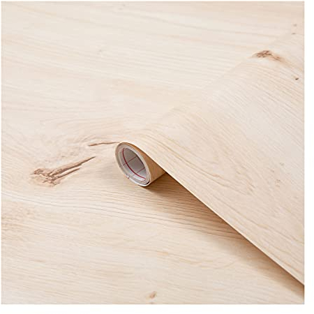 d-c-fix Möbel-Klebefolie Scandinavian Oak Holz-Optik 67,5 cm x 2 m - Möbelfolie selbstklebend Deko-Folie Küchen-Schrank Fensterbank Küchenfronten Schrankfolie Tisch Holzfolie Eiche hell hellbraun