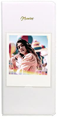 Kimyoaee Photo Album for Polaroid 600 Film Camera, Instax Wide Film Wide 210 Wide 300 Films, 64 Slots Polaroid Album Storage (Ice Blue)