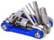 Agatige Fahrradreparaturset, 11-in-1-Fahrrad-Multitool mit T25-Kettenschneider, Inbusschlüssel Fahrradausrüstung Werkzeug Fahrrad Reparatur Set Pocket Tool für Rennräder Mountain Blke