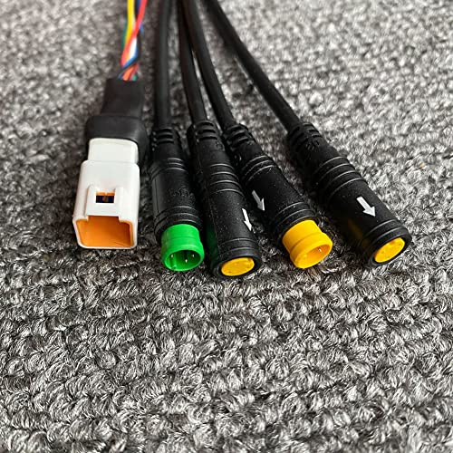 SPORTARC E-Bike Drehmomentmotor 1T4 Kabel für Bafang M400 G330 G510 M620 Can/Uart Protokoll