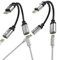 iPhone Dual Lightning Jack Headphone Charger Splitter 2in1(2Pack)Apple MFI Certified Audio Adapter Charging Earphone AUX Dongle Cable for 14 13 12 11 Pro Max Mini X 7 8Plus Xr Xs ipad Earbud Connector