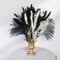 N&T NIETING Pampasgras Getrocknet Deko,102 Stück Schwarzes Pampasgras Bouquet, Natürliches Trockenblumen Pampasgrasdekoration, Getrockneten Blumen für Hochzeit Home Vases Boho Deko