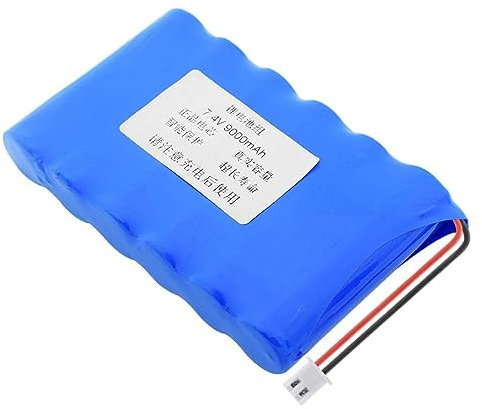 CSTAL Batterie Li-ION Rechargeable 7,4 V 9000 Mah, Batterie De Secours Haute Performance, pour Batterie Externe Modèle RC Bricolage, avec Prise De Connecteur XH2.54Mm