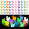 100 Stück Miniatur Enten, Miniatur Bunt Enten, Mini Leuchtend Enten, Mini Enten Figuren, Farben Enten Miniaturfiguren für DIY Potting Micro Landschaft Dekorationen Lieferungen (10 Farben, 10 Stile)