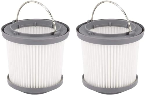 Ezweiji Juego de 2 filtros redondos, filtro de láminas de plástico, adecuado para Black & Decker DustBuster PVF110, PHV1210, PV1020L/PD11420L PHV1810