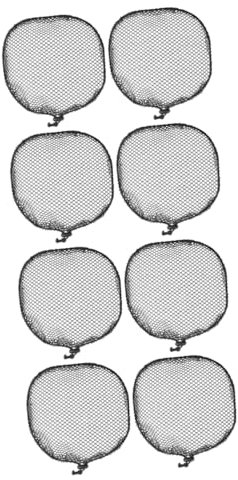 Didiseaon 8 Pcs Stretch Mesh Wig Cap Span Dome Style Wig Cap Mesh Dome Cap Cover Mesh Wig Stocking Cap Wig Caps Wigs Dome Cap Wig Making Caps Costume Wigs Wig Net Roller P Silk To Stretch