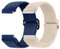 MaEiol 18mm Nylon Geflochtenes Armband für Huawei Watch 5/GT 5 Pro 42mm /Huawei Watch GT 5/GT 4 41mm, 2 Stück Armband Schnell Verstellbares Weich Armbänder für Garmin Venu 3S /Garmin Forerunner 265S