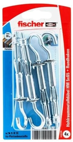 fischer Tasselli metallici per cavità HM 5 x 65 RH K 5 pezzi