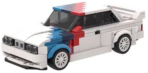 SAYN Technik Sportwagen Bausteine für BMW E30 M3, 455 Teile Technik Auto Rennwagen Modell, Kompatibel mit Lego Technik