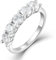YL Geburtsstein Damen Ringe 925 Sterling Silber 5A Zirkonia Stapelbare Ring Eternity Ewigkeitring Schmuck Geschenke für Damen Mutter Freundin,Größe52