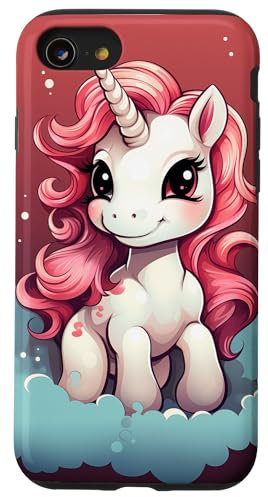 Hülle für iPhone SE (2020) / 7 / 8 Niedliches Einhorn
