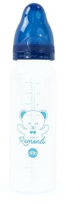 dBb Remond Biberon 270 ml en Polypropylène, Tétine 1er âge, Fabriqué en France, Bleu