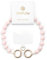 ONEFLOW Holzperlen Handyanhänger fürs Handgelenk, Universal Handykette kurz Handschlaufe, Handyband Abnehmbar für Handy Hüllen, Anhänger Holz Kette mit Perlen, Chainless Terra Chain, Rosa