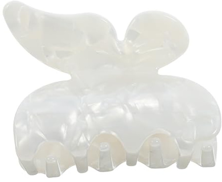 WEKADRIN Pince à Cheveux Femme en Plaque D’Acétate, Griffe Forme de Stylisée, Fixation Solide, Accessoires de Coiffure pour Chignon et Coiffures Variées