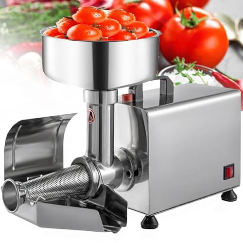 Elektrisches Sieb, 450 W Edelstahl-Mahlpresse für Marmeladen, Soßen und Pürees zum Einkochen