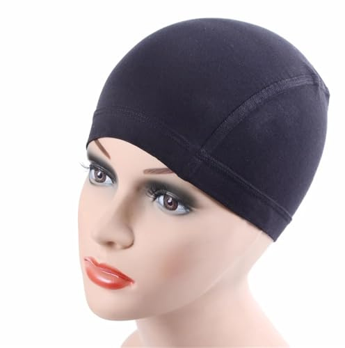 10 stücke Bambus Faser Perücke Kappe for Frauen Komfortable Und Elastische Perücke Kappe Tragen Unter Perücken(Gray Blonde)