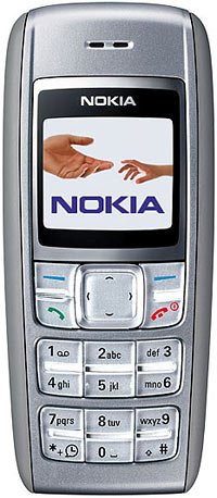Nokia 1600 80g Silver - mobile phones (Lithium-Ion (Li-Ion), Polyphonic, 96 x 68 pixels, 65536 colours, BL-5C, Bar)