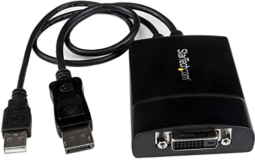 StarTech.com DisplayPort auf Dual Link DVI Konverter mit USB Stromversorgung / DP (Stecker) zu DVI-D (Buchse) mit bis zu 2560x1600 (DP2DVID2)