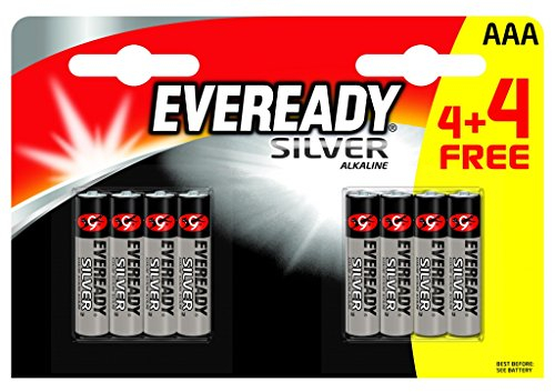 Energizer 637631 – Pile LR03, AAA, Blister de 8 unités