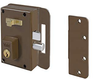 Yale 10DHP Lock 10 Profilzylinder geschmiedet 70x45 mm Rechts, braun, Dornmaß 45 mm