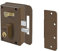 Yale 10DHP Lock 10 Profilzylinder geschmiedet 70x45 mm Rechts, braun, Dornmaß 45 mm