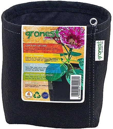 MiHa GmbH Gronest Stofftopf 4L, Pflanztopf