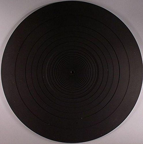 MC DAISON compatibile con Musicmaniashop.com tappetino in GOMMA per giradischi spessore 3 mm nero