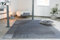 andiamo Webteppich moderner stilvoller Kurzflor Teppich robust und pflegeleicht aus 100% Polypropylen geeignet für Fußbodenheizung und Saugroboter 80 x 150 cm Bordüre Grau