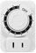 Fdit 12-Stunden elektrische mechanische Timer Steckdose Zeitschaltuhr Digitale Countdown Timer Steckdose 2 Prong Outlet Indoor tägliche Einstellungen