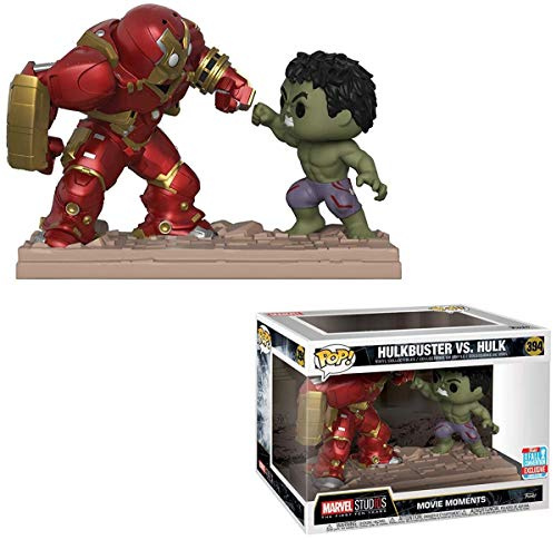 Funko - Marvel-Movie Moments-Hulkbuster Vs Hulk Figur, Mehrfarbig, 31269