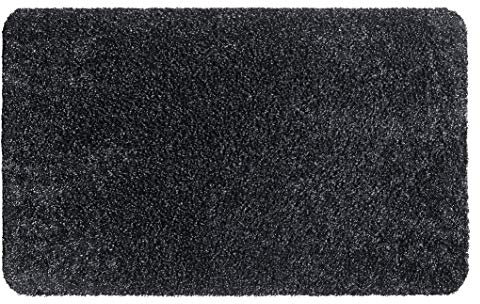 Hamat Aquastop Eingangsmatte für den Innenbereich aus Baumwolle und Polyester, Graphit, 50 x 80 cm