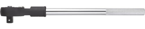 ViGOR Umschaltknarre V2319N I Abtrieb: Vierkant massiv 20 mm (3/4 Zoll), 24 Zähne (Betätigungswinkel 15 Grad) I Länge 500 mm I anwenderfreundliche Umschaltknarre für Zweirad, PKW und NKW