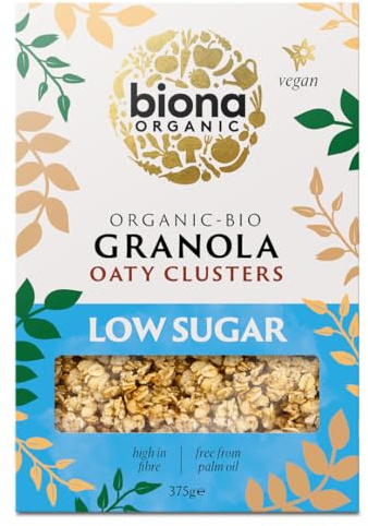Biona Granola - Oaty Clusters -Low Sugar Organic