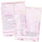 Nagelpflege-Karten, für Salon und Therapeuten, Kundenberaterung, Behandlungsdienstleistungen, Profil- und Aufnahmegröße, Geschenk, Treuegutscheine Beauty Stationery Pack