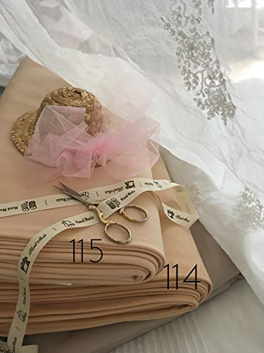 De Witte Engel Puppen-Jersey Hautfarben Stoff DIY Gesicht und Körper Puppenherstellung 100 * 80 cm (Haut Beige 114)