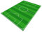 TYKTZXY Fussball Teppich FußBall, Funs Home Decor Spielmatte füR Jugendzimmer Jungen MäDchen Sport Theme Room Green 120×180cm