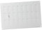 300x200 mm (12x8) Sliding Grille Made of Sheet Steel, White Ventilation Grille, Made by EUROPLAST