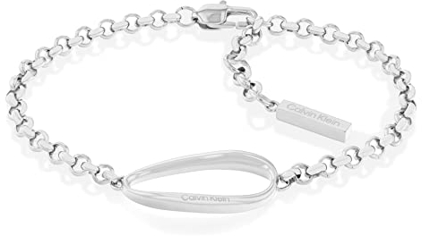 Calvin Klein Armband für Damen Kollektion PLAYFUL ORGANIC SHAPES aus Edelstahl mit einem Charm - 35000357
