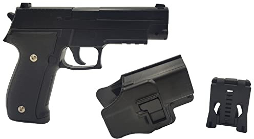 Saigo Defense Pistola a Molla Airsoft G.26 Black/Materiale: Metallo/Potenza: 0,5 Joule/Viene Fornito con Fondina da Cintura CQC