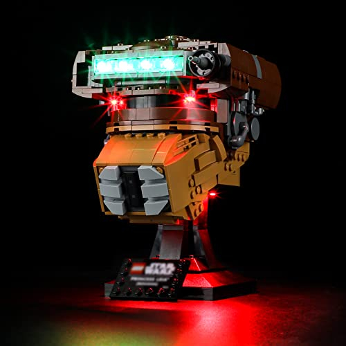 YEABRICKS LED Licht für Lego-75351 Star Wars Princess Leia (Boushh) Helm Bausteine Modell (Lego Set Nicht enthalten)