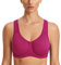 SYROKAN Damen Starker Halt Sports BH Große Brüste mit Bügel für Große Größen Magenta Violett 95E