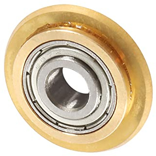 QUARKZMAN Wolfram Karbid Fliesenleger Rad 22x6x6mm Titan Beschichtung 1Stk | Ersatz für Porzellan und Keramik Fliesen