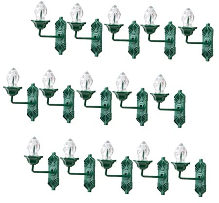 DOITOOL 100stücke Miniatur Wandlampen Für Mikrolandschaften Dekoration Für Puppenhäuser Und Sandtisch-layouts Warmes Licht Für Charmante Details