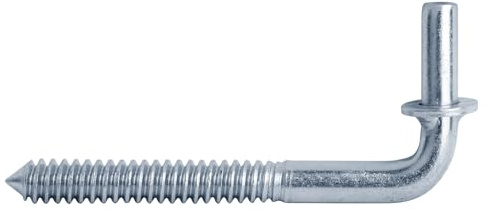 8 Stück 1,27 cm Scharnierstift, 16,5 cm Holzpfosten, Schraubscharnier, Torschraubhaken für Kettenglieder, Zaun