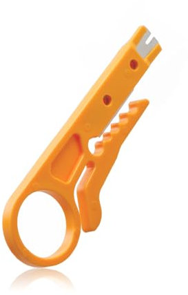 Rumyve Mini Wire Stripper,Network Wire Stripper,Portable Shock Tool,Telephone Cable and Computer UTP Cable Hand Tool Cable