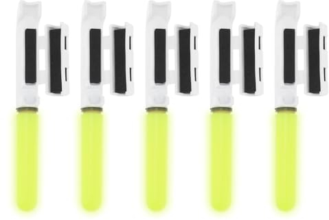 YINETTECH 5 stücke Angelrute Lichter Wasserdichte Stange Spitze Licht LED Glow Lampe LED Nacht Angeln Sirene Angelrute Spitze Lampe für Meer Angelrute Angelausrüstung Zubehör