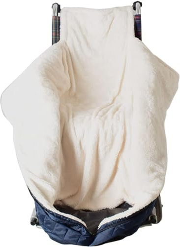 Joyfitness Rollstuhl Fußsack Warm Gefütterter Schlupfsack für Rollstuhlfahrer, Rollstuhldecke für ältere Menschen,Rollstuhlsack Fußsack Schlupfsack für Beine und Unterkörper für Erwachsene